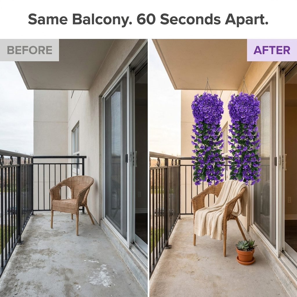VeloraBloom™ — Drape Bare Walls and Balconies in Lush Cascading Blooms
