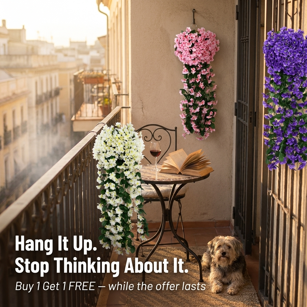VeloraBloom™ — Drape Bare Walls and Balconies in Lush Cascading Blooms
