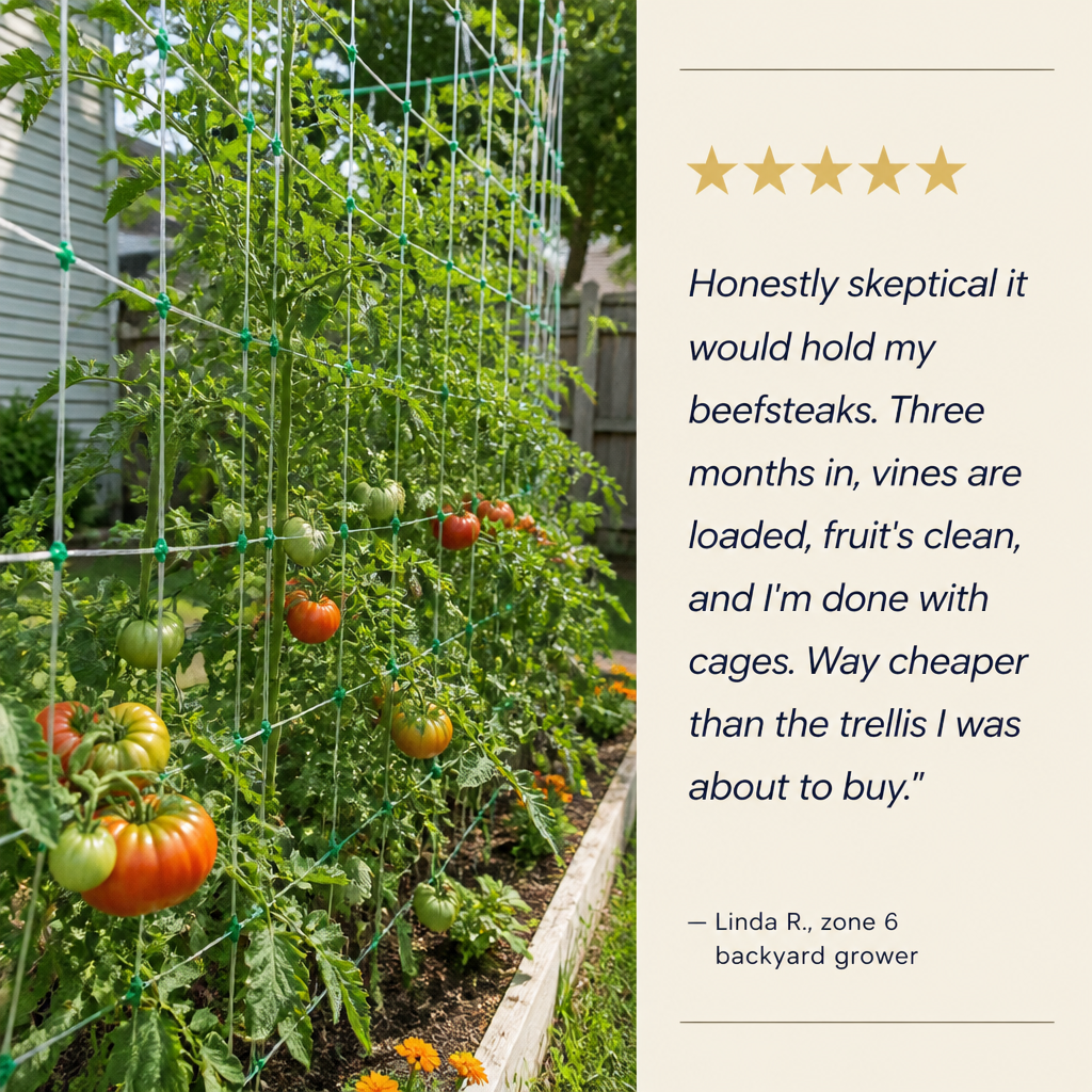 SkyRiseGrid™ — Grow Twice the Harvest in Half Your Garden Space