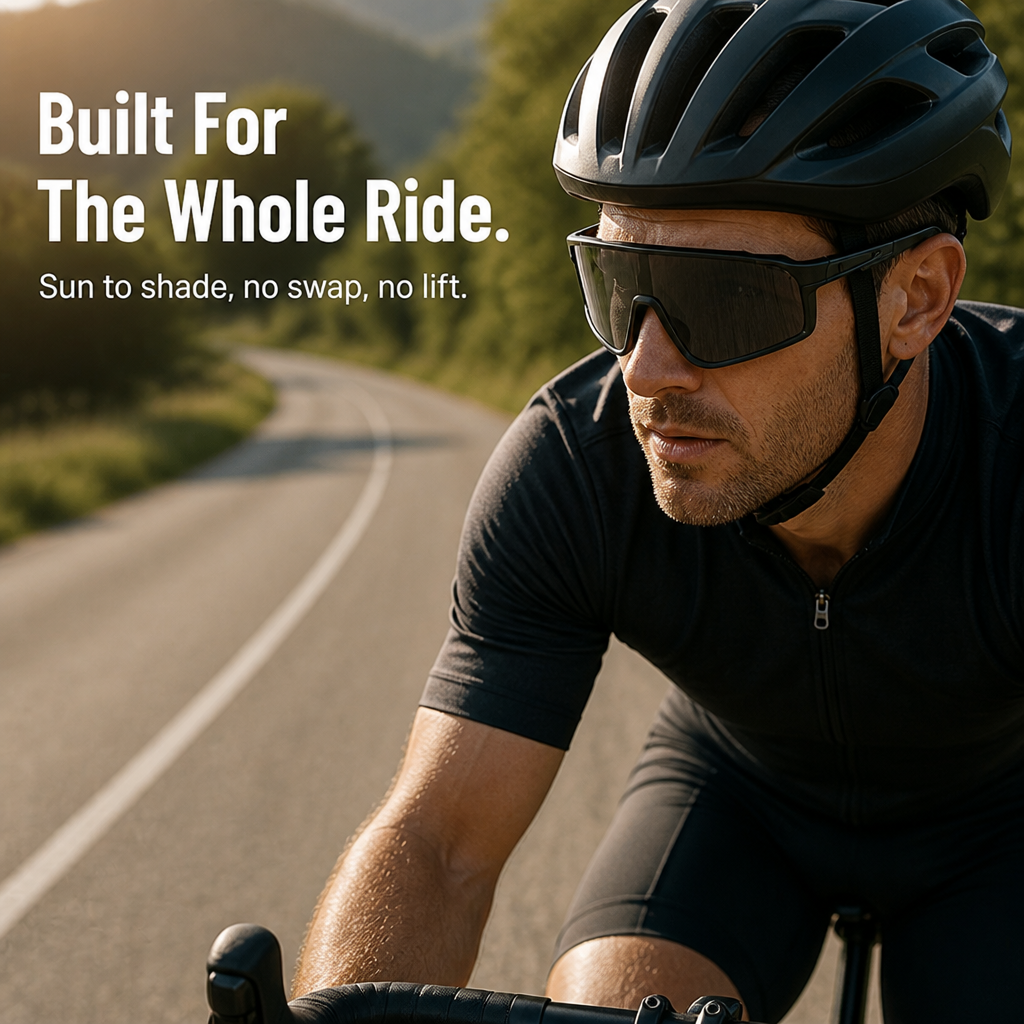 VioraShade™ — Tune Your Vision From Bright Sun To Dark Shade Instantly