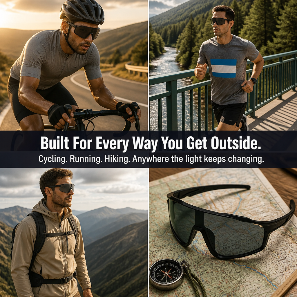 VioraShade™ — Tune Your Vision From Bright Sun To Dark Shade Instantly