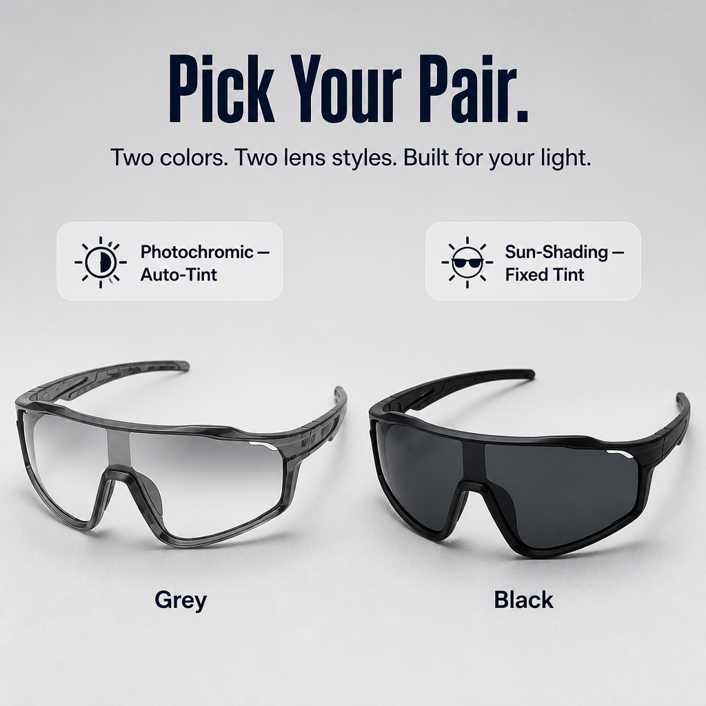 VioraShade™ — Tune Your Vision From Bright Sun To Dark Shade Instantly