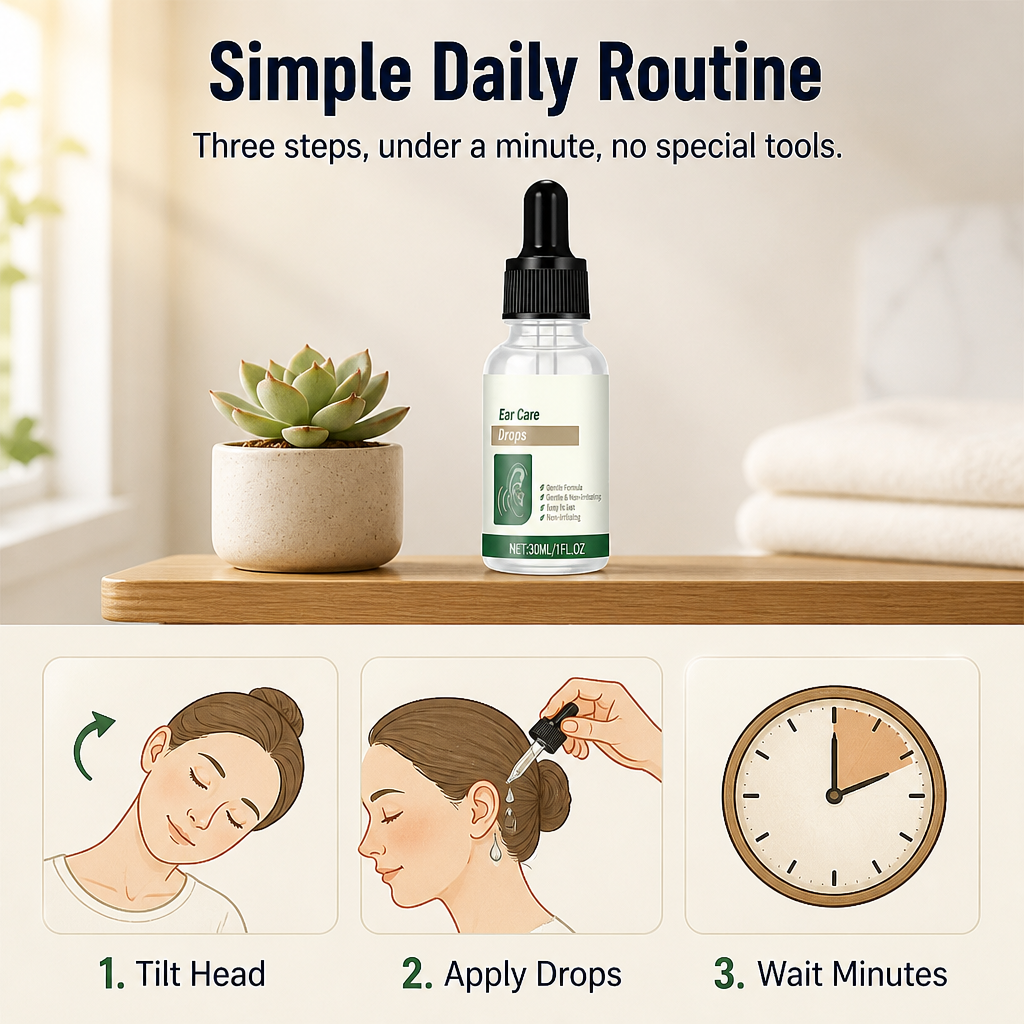 SereniSoothe™ — Soften Stubborn Earwax and Clear That Clogged, Muffled Feeling Fast