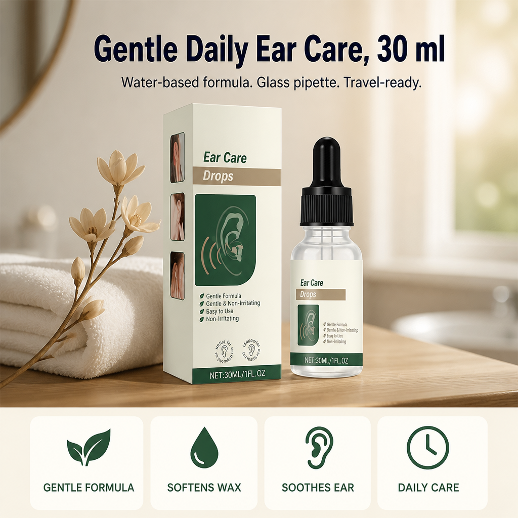 SereniSoothe™ — Soften Stubborn Earwax and Clear That Clogged, Muffled Feeling Fast