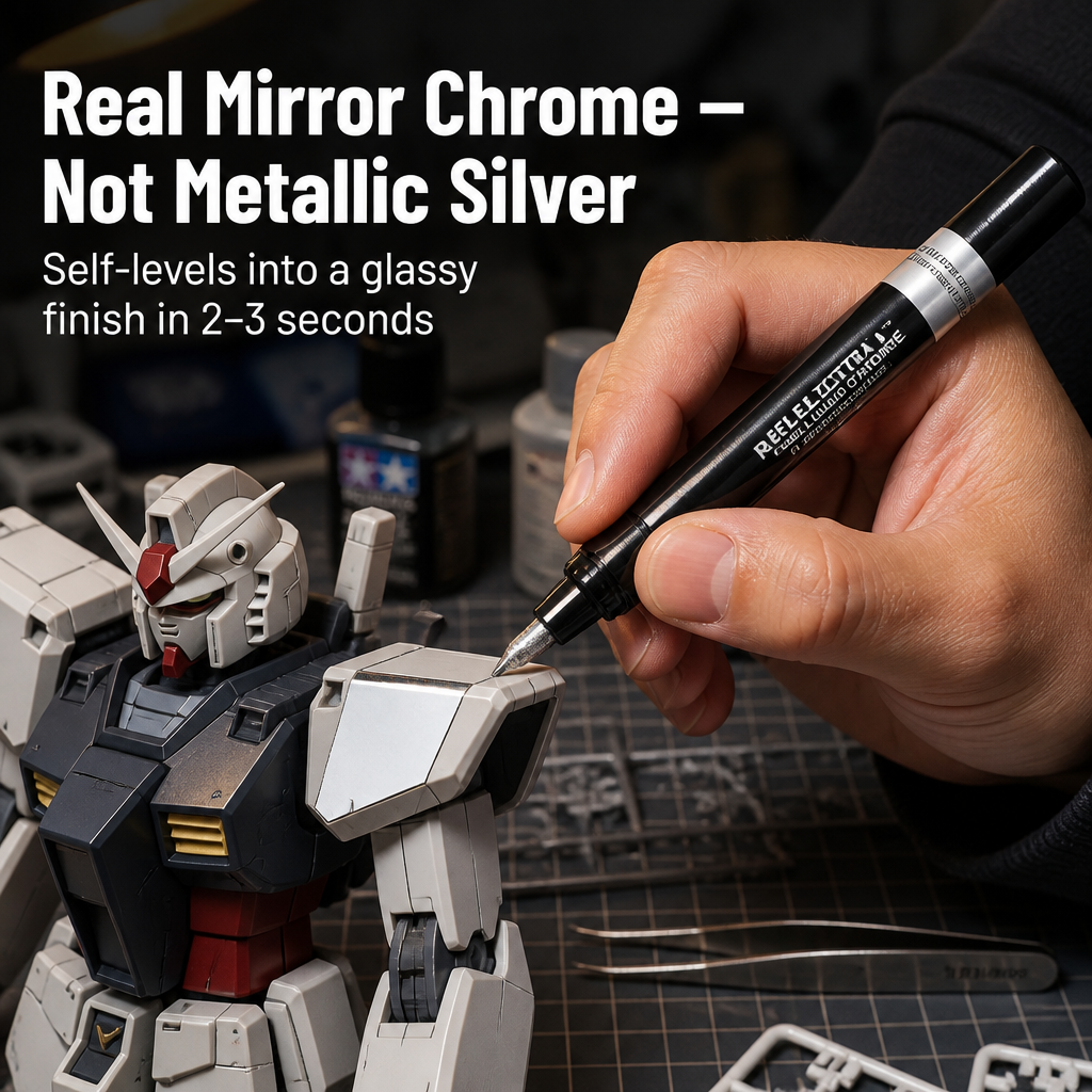 Reflectra™ — Paint Real Liquid Chrome That Dries To A Mirror Finish