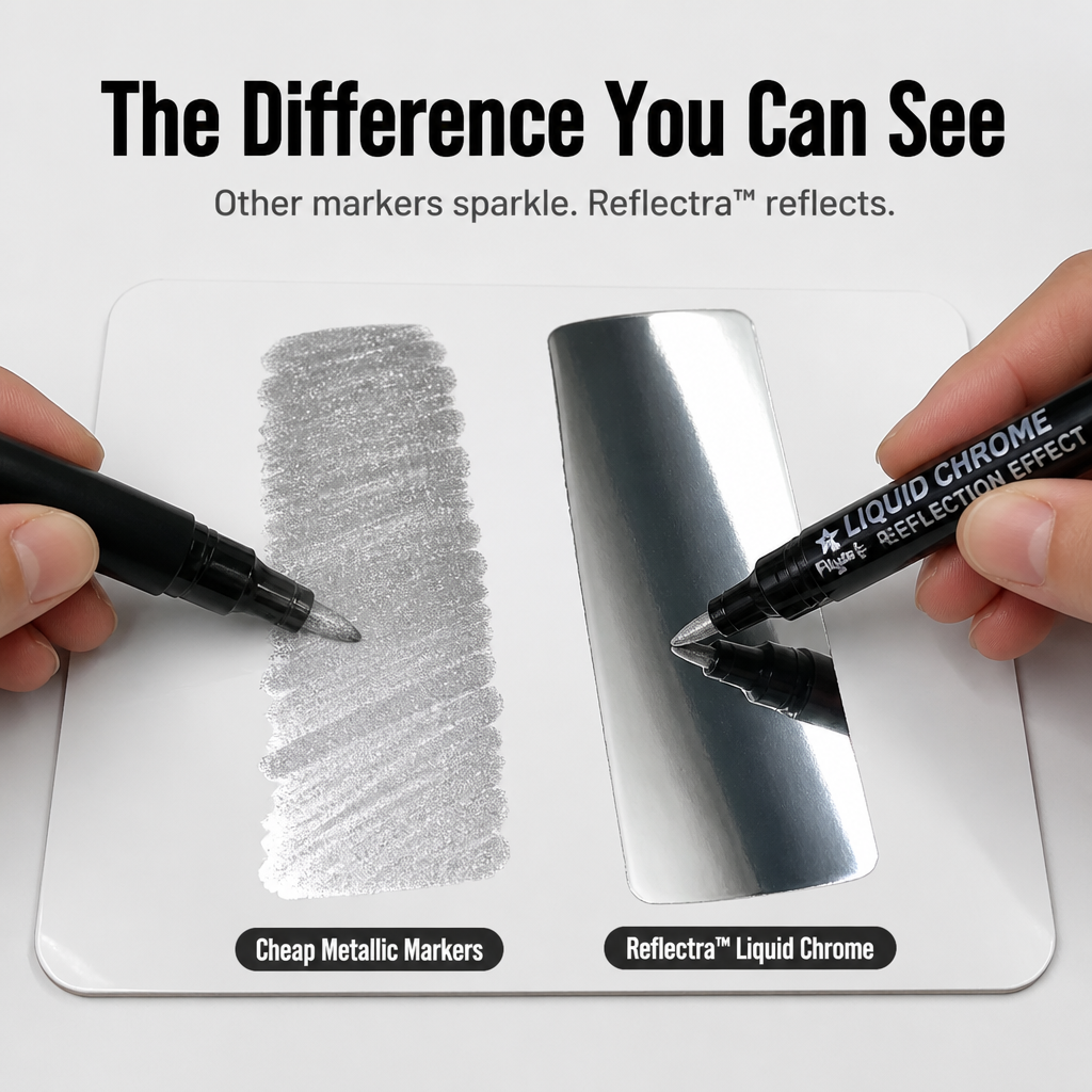 Reflectra™ — Paint Real Liquid Chrome That Dries To A Mirror Finish