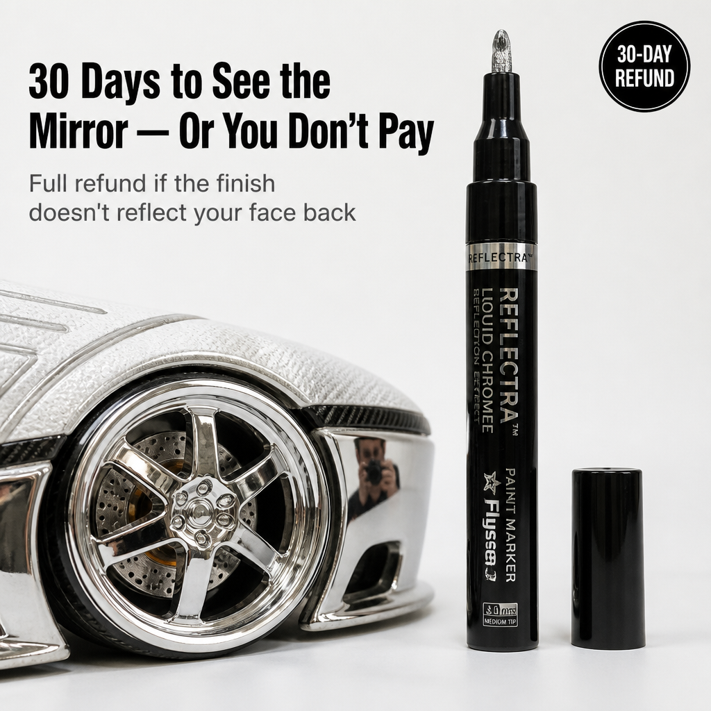 Reflectra™ — Paint Real Liquid Chrome That Dries To A Mirror Finish
