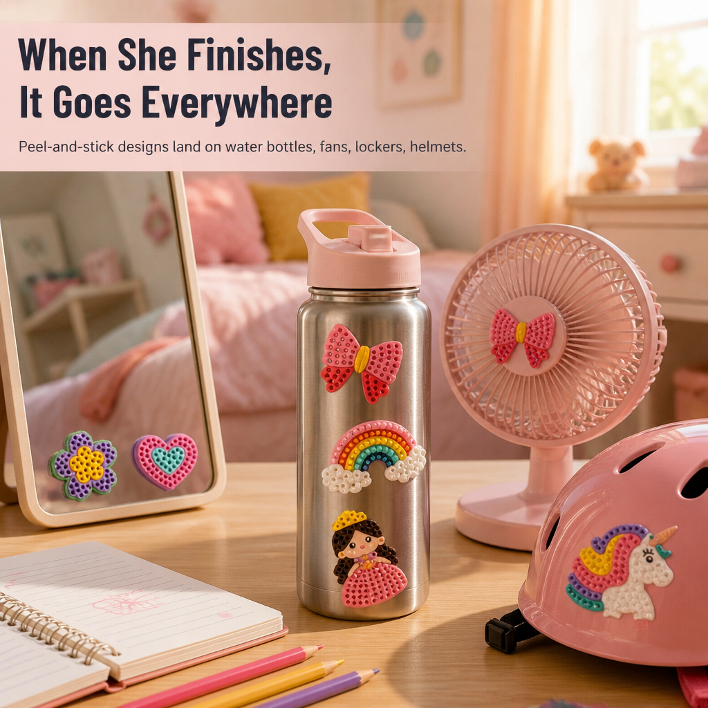 PrismPearl™ — Trade Screen Time For Sparkly Bead Stickers Kids Beg To Make