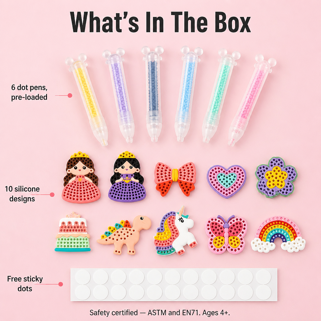PrismPearl™ — Trade Screen Time For Sparkly Bead Stickers Kids Beg To Make