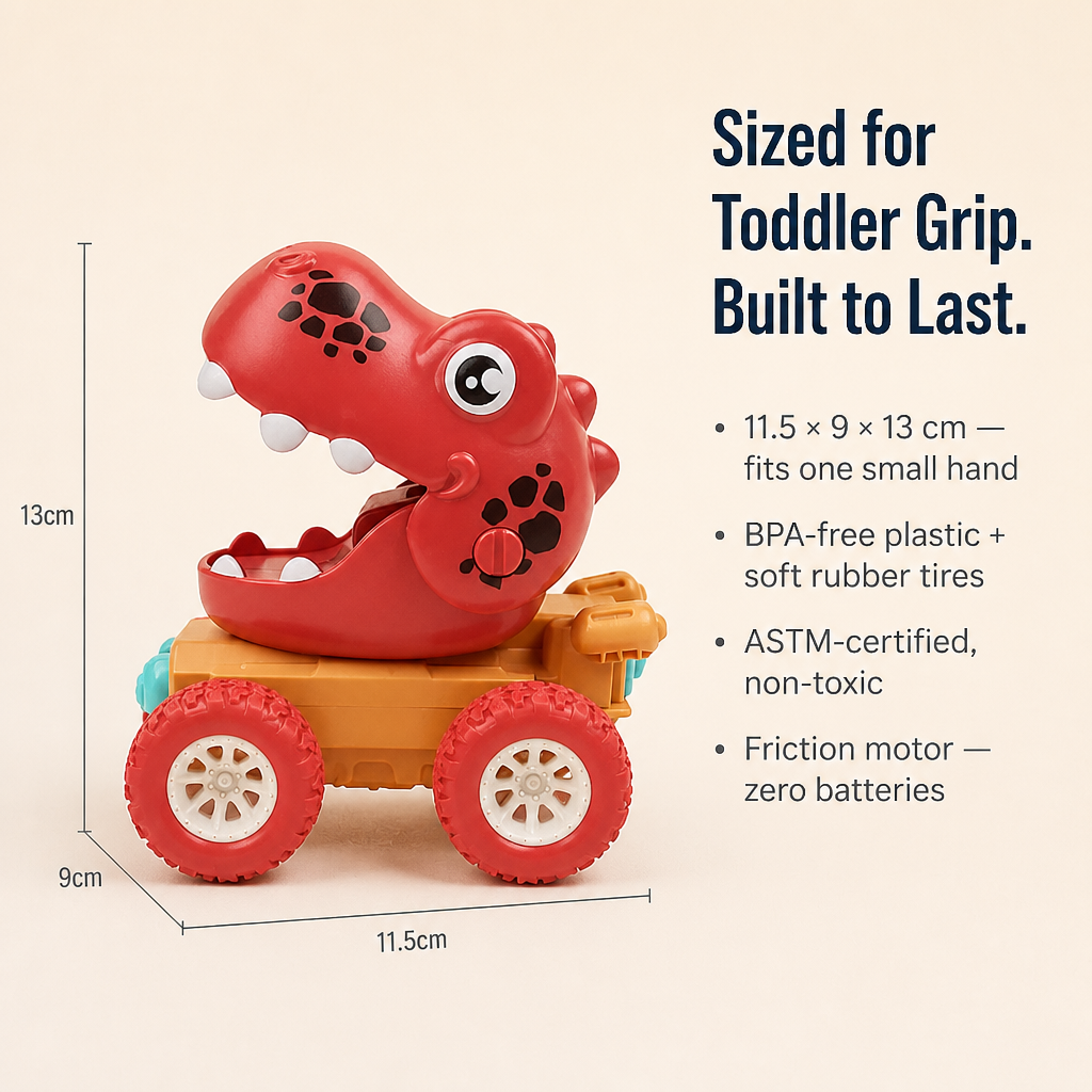 ThunderRex™ — Push, Race, and Roar with Tough No-Battery Dino Trucks