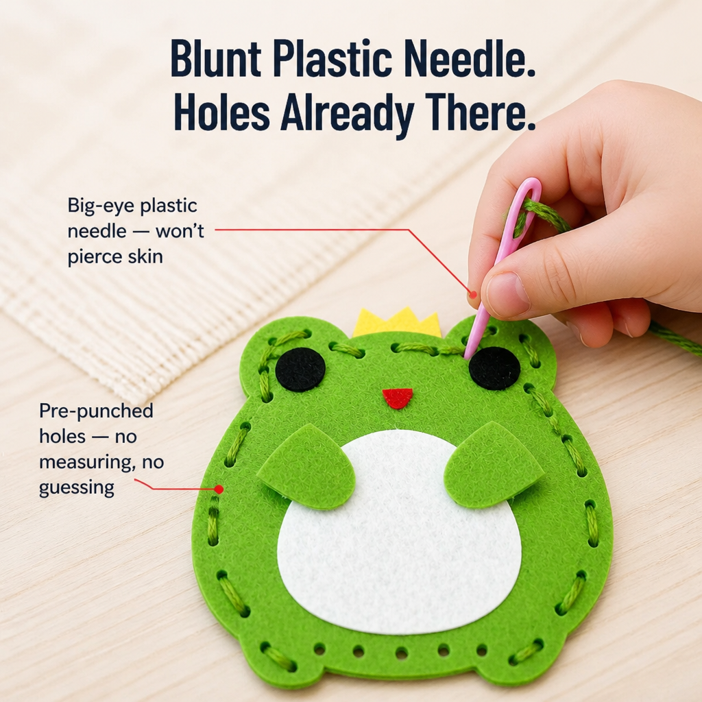 WhizKidz StitchCraft™ — Replace Screen Battles With Quiet Hands-On Focus That Lasts