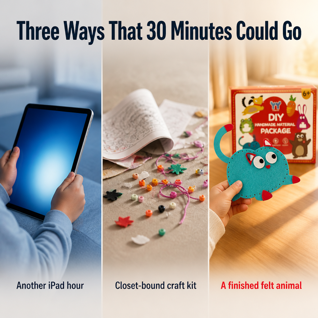 WhizKidz StitchCraft™ — Replace Screen Battles With Quiet Hands-On Focus That Lasts