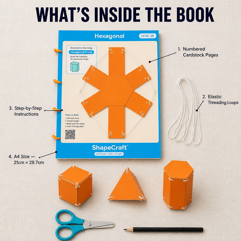 ShapeCraft™ — Build Real 3D Shapes And Make Geometry Finally Click For Kids 6+