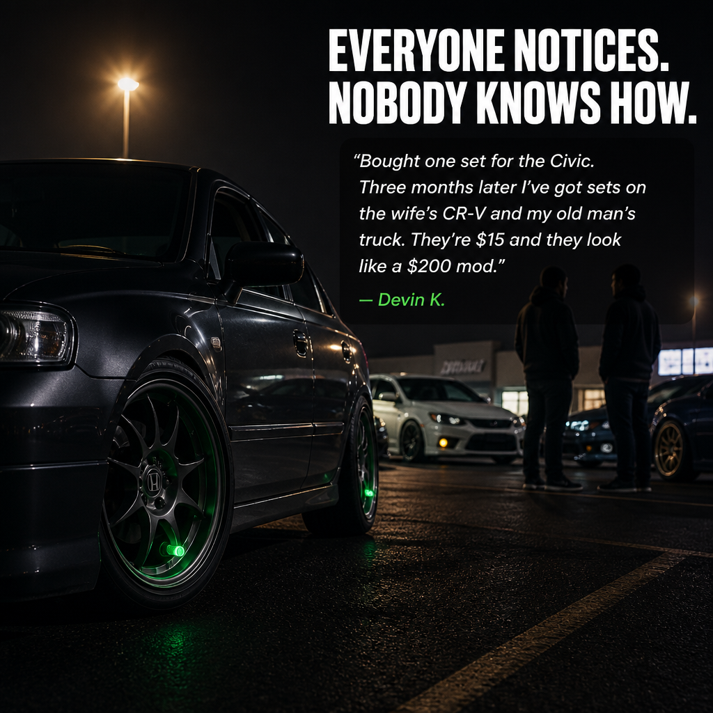 RadiumLite™ — Charge By Daylight, Glow All Night On Every Wheel