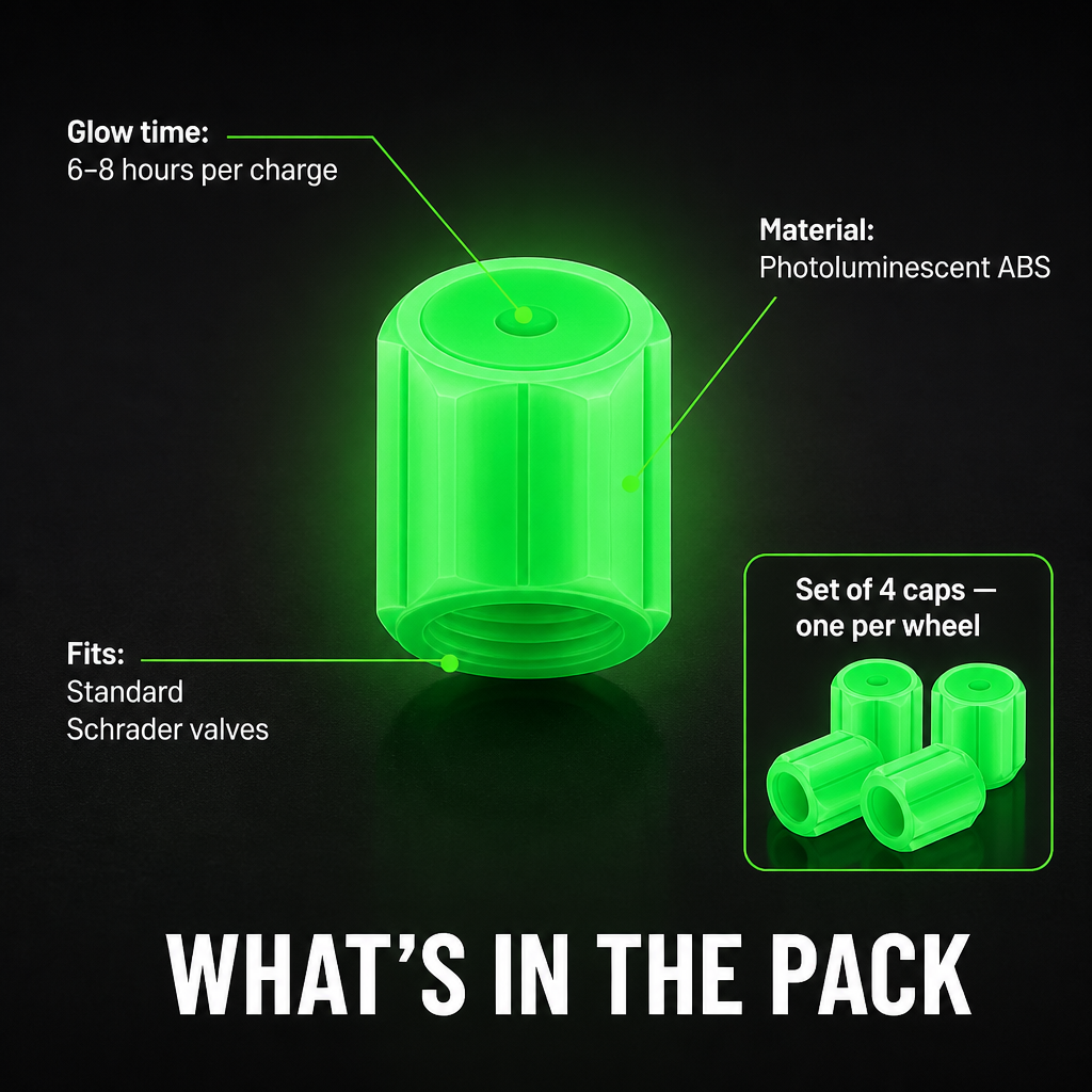 RadiumLite™ — Charge By Daylight, Glow All Night On Every Wheel