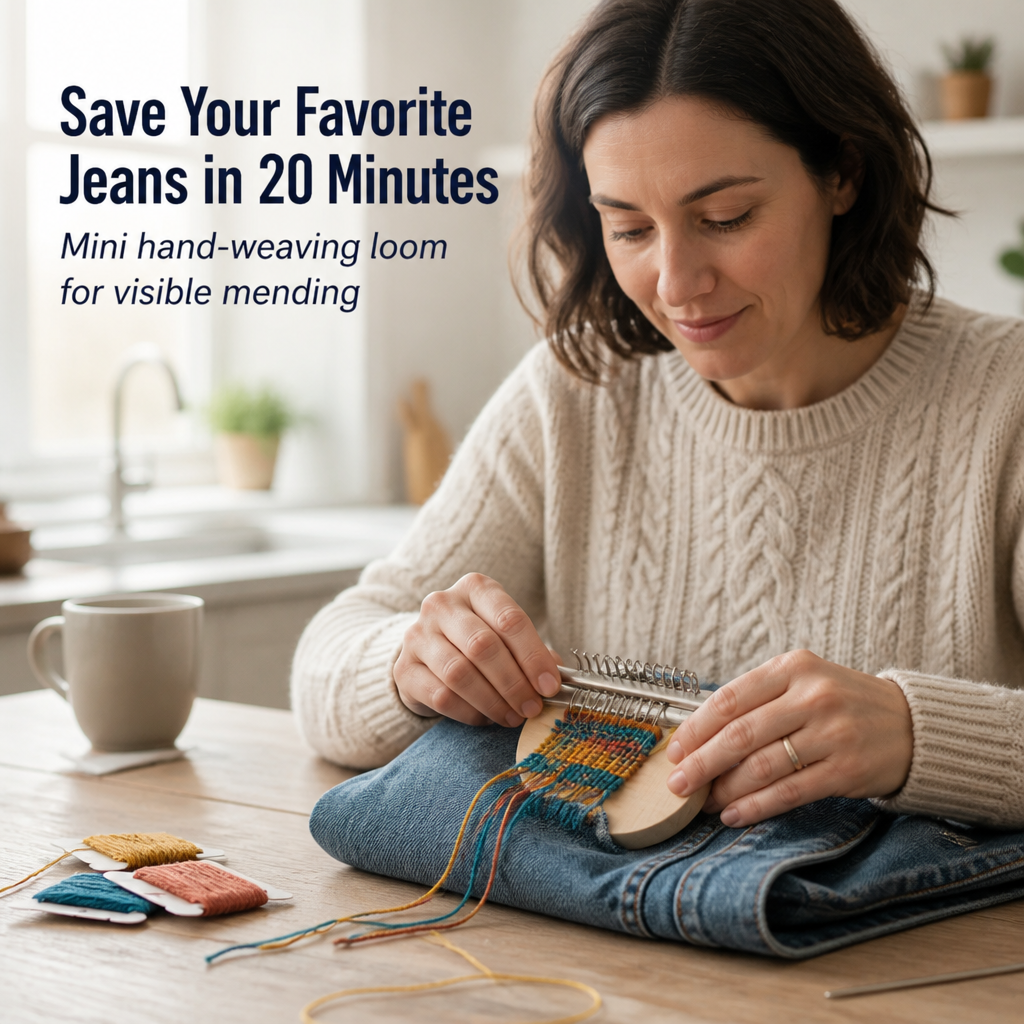 Weaverly™ — Patch Jeans, Sweaters & Favorite Flannels Into Pinterest-Worthy Saves