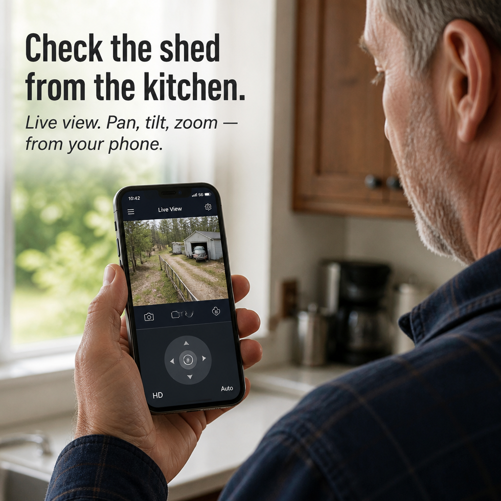 SecureVue™ — Guard Your Property Without Wires, Wi-Fi or Power Outlets