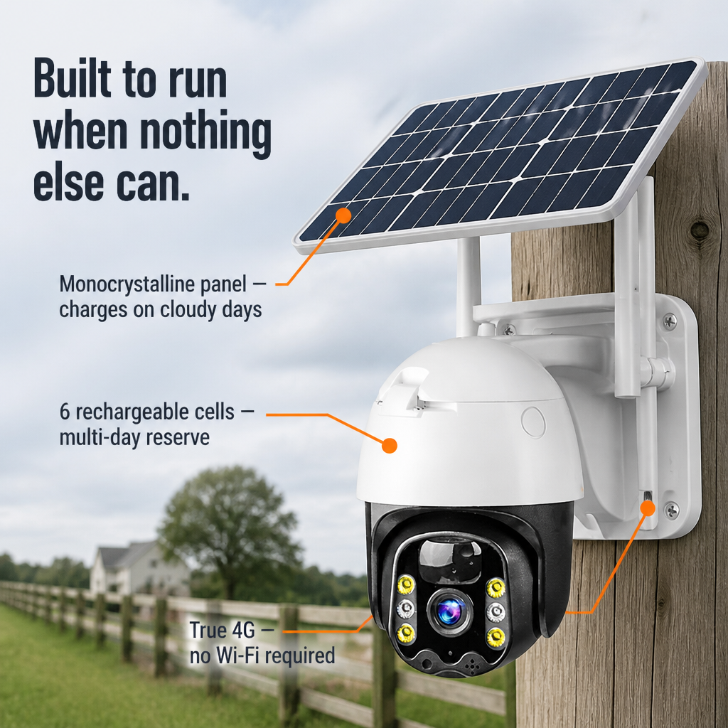 SecureVue™ — Guard Your Property Without Wires, Wi-Fi or Power Outlets