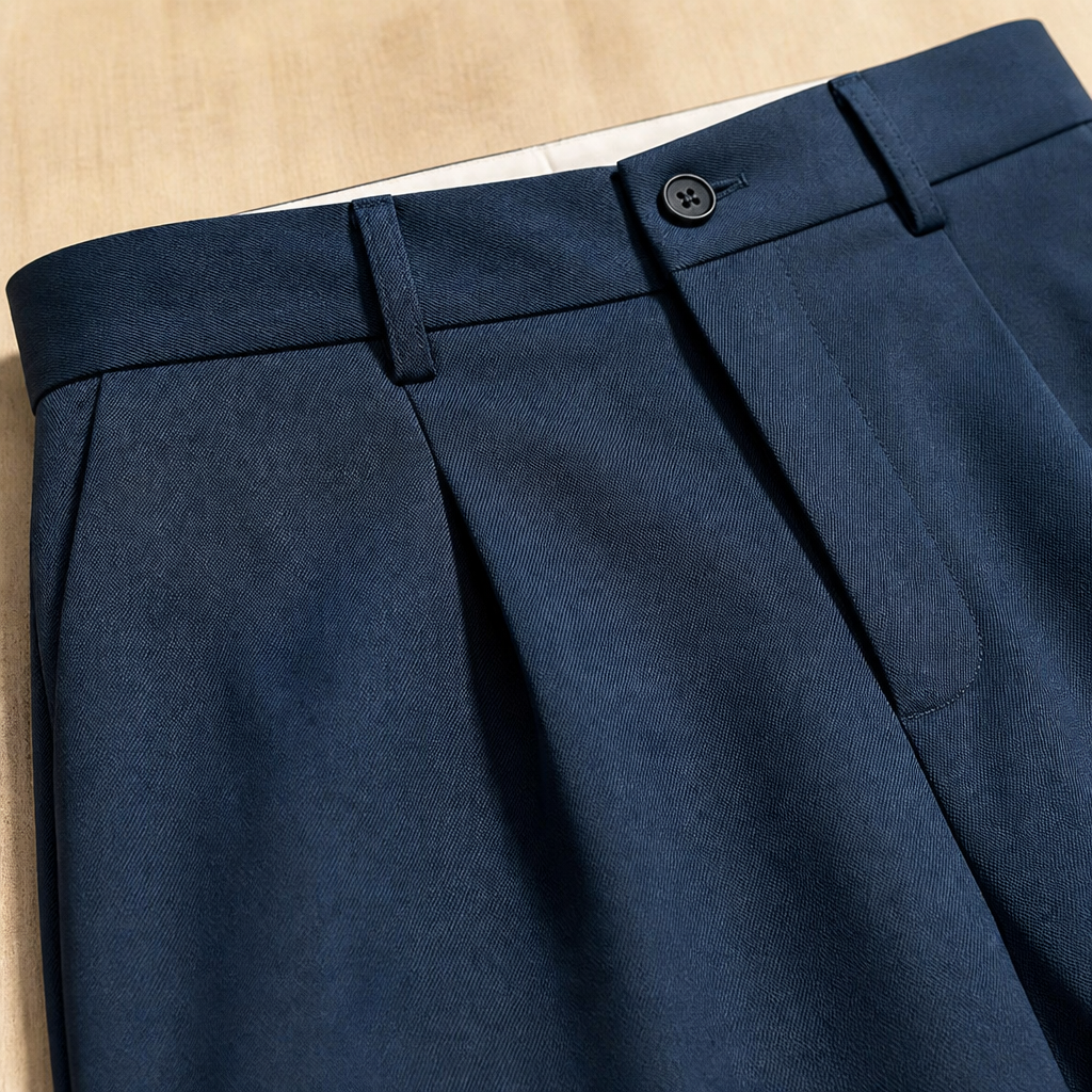 Roven™ – Tailored Wide-Leg Men's Trousers with Deep Slant Pockets