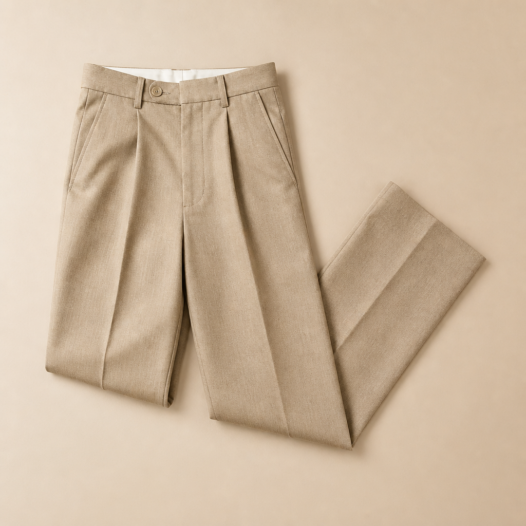 Roven™ – Tailored Wide-Leg Men's Trousers with Deep Slant Pockets