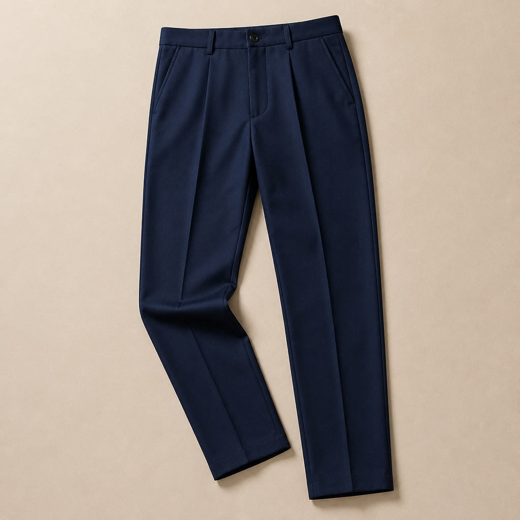 Roven™ – Tailored Wide-Leg Men's Trousers with Deep Slant Pockets