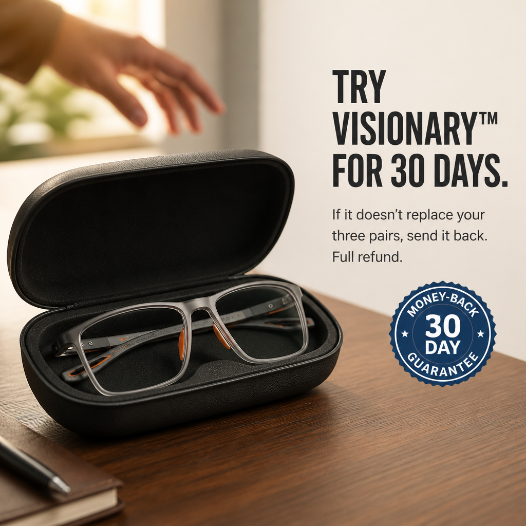 Visionary™ — Cut Screen Glare Indoors and Auto-Darken to Shades Outdoors