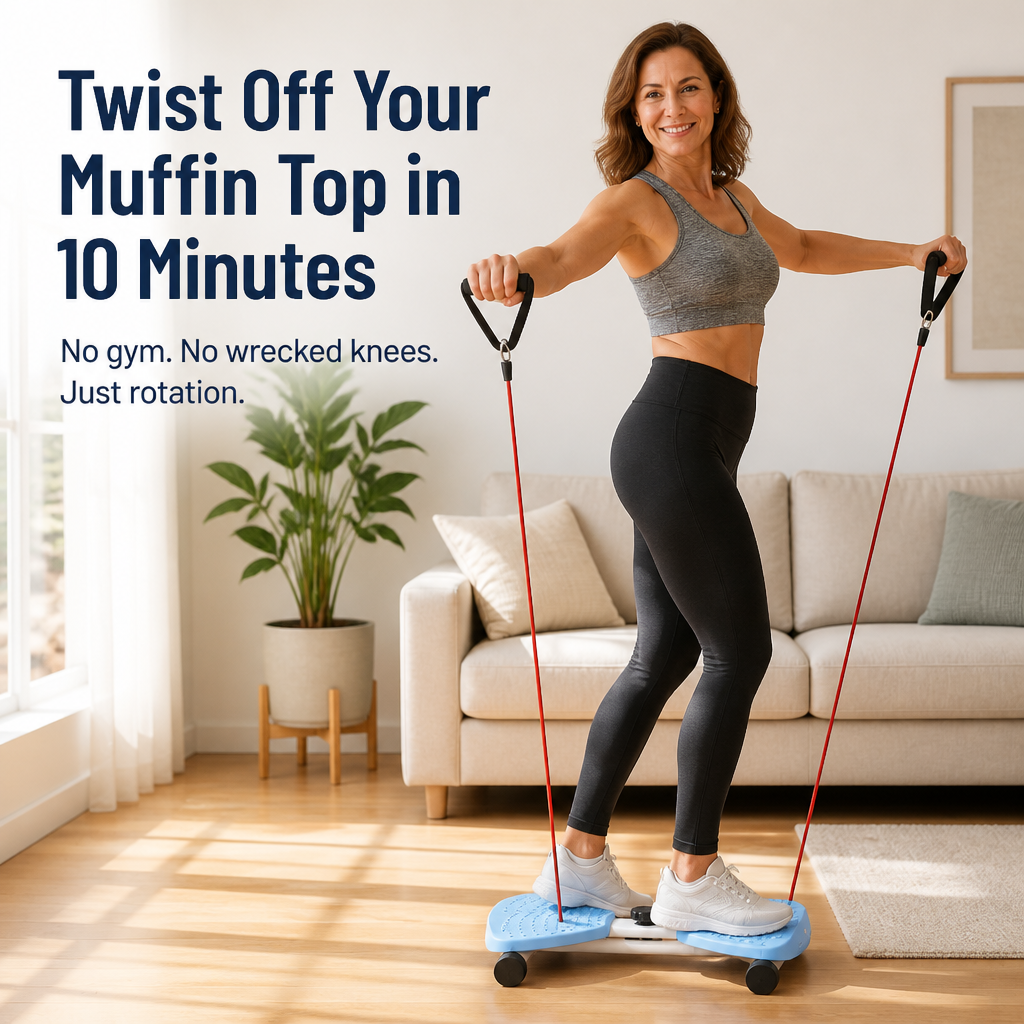 SilentPro™ — Twist Off Your Muffin Top Without Pounding Knees or Loud Workouts