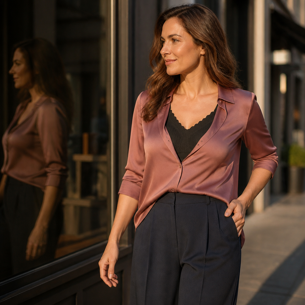 VeloFlex™ – Thermal Seamless Shaping Camisole with Built-In Lace Bra