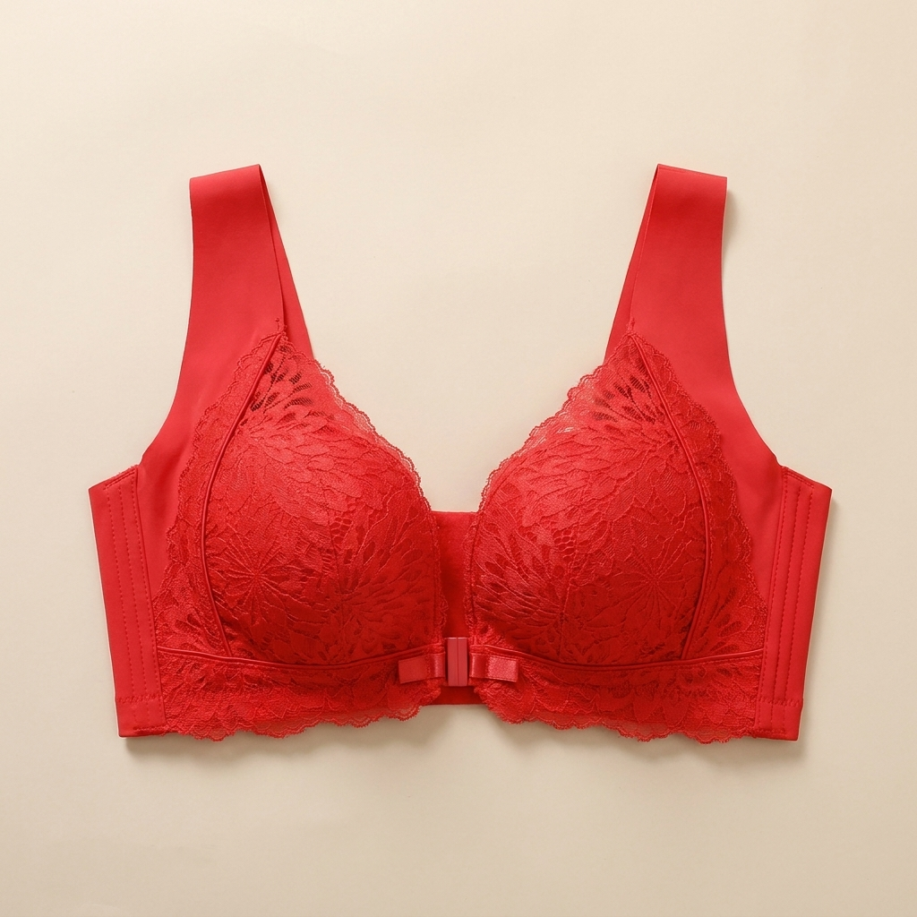 VenaraLift™ – Wireless Lace Front-Closure Lifting Bra