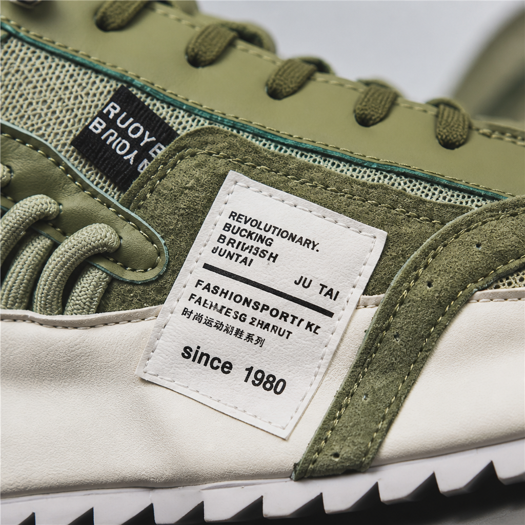 StridePro™ – Retro Heritage Runner Sneakers with Suede & Mesh Mix
