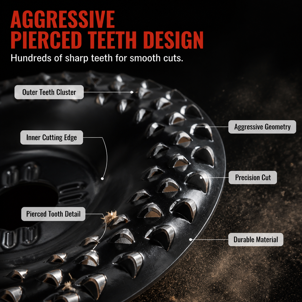 VeloCraft™ — Carve, Shape & Hog Wood Twice As Fast On Any 5″ Grinder