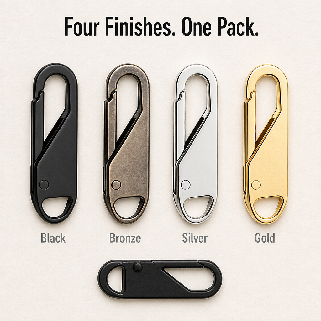 ZipProFix™ — Rescue Any Broken Zipper Pull in Under 10 Seconds | 8-Pack