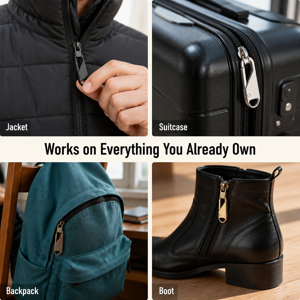 ZipProFix™ — Rescue Any Broken Zipper Pull in Under 10 Seconds | 8-Pack