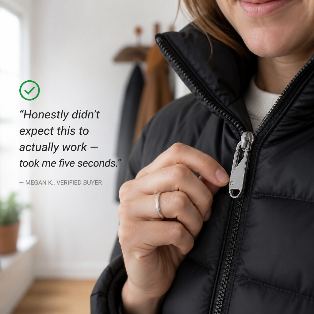 ZipProFix™ — Rescue Any Broken Zipper Pull in Under 10 Seconds | 8-Pack