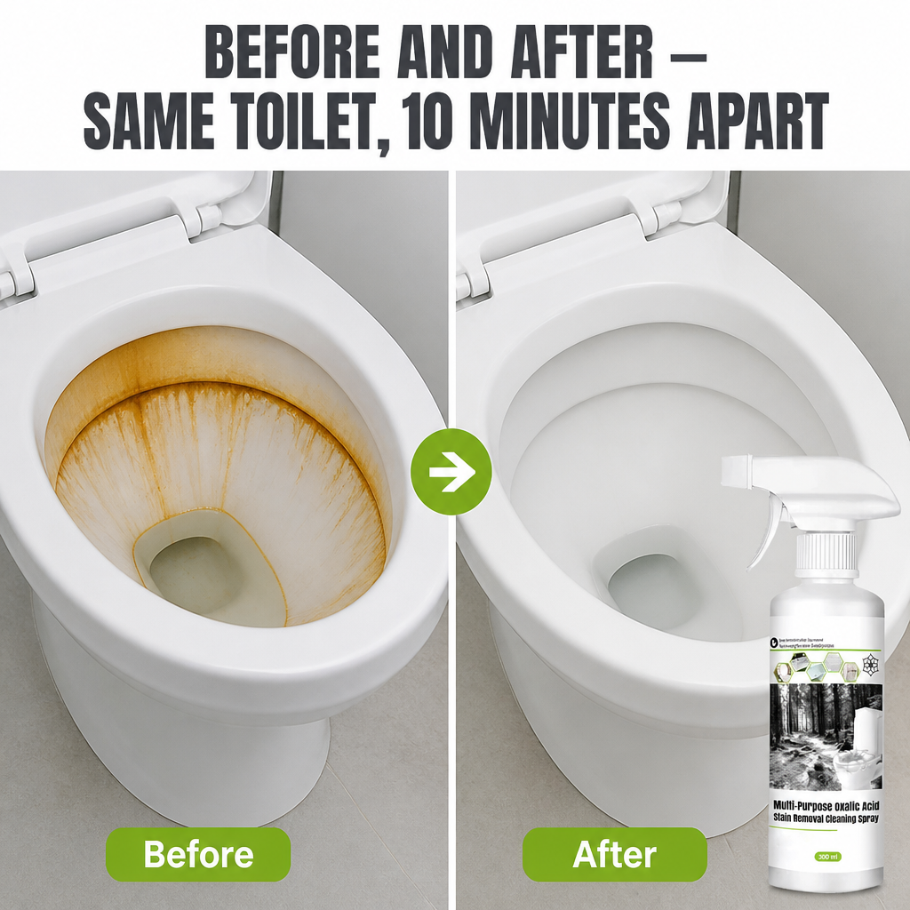 PurifyMist™ — Dissolve Orange Rust Rings And Limescale Bleach Couldn't Touch