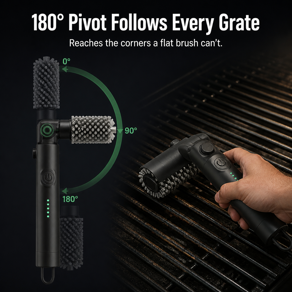 GrillSpark™ — Strip Caked-On Grill Grease in Minutes Without a Wire Brush