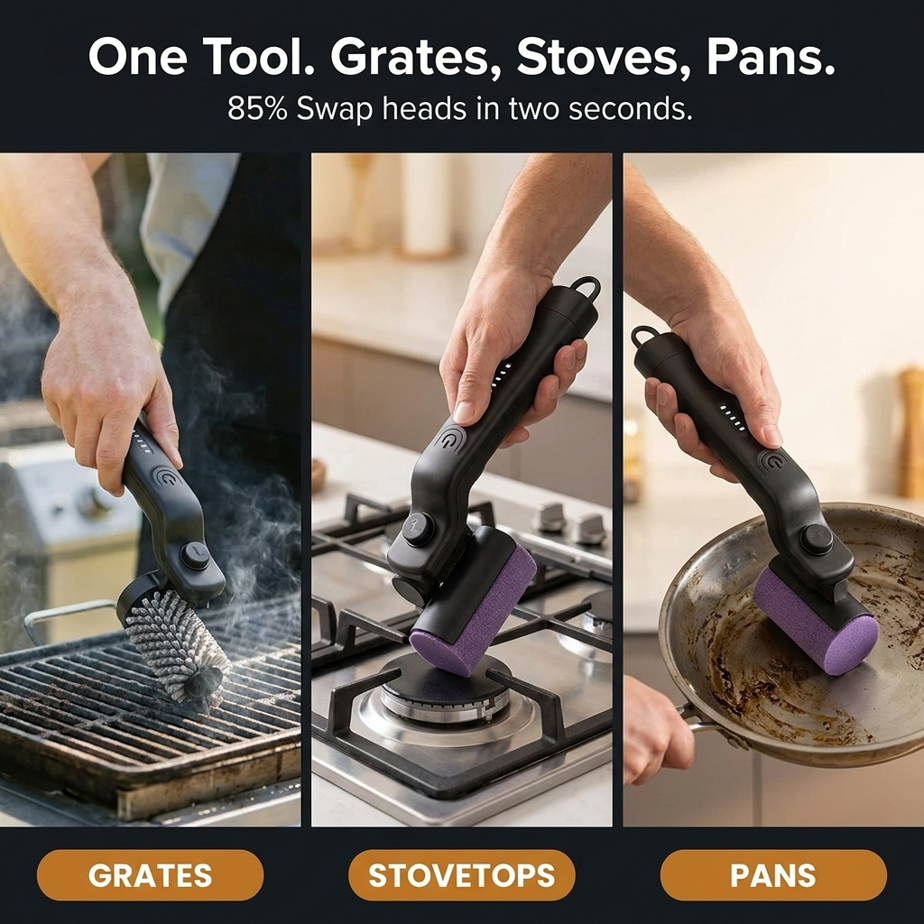 GrillMasterPro™ — Blast Away Grease Fast and Reclaim Your BBQ Time