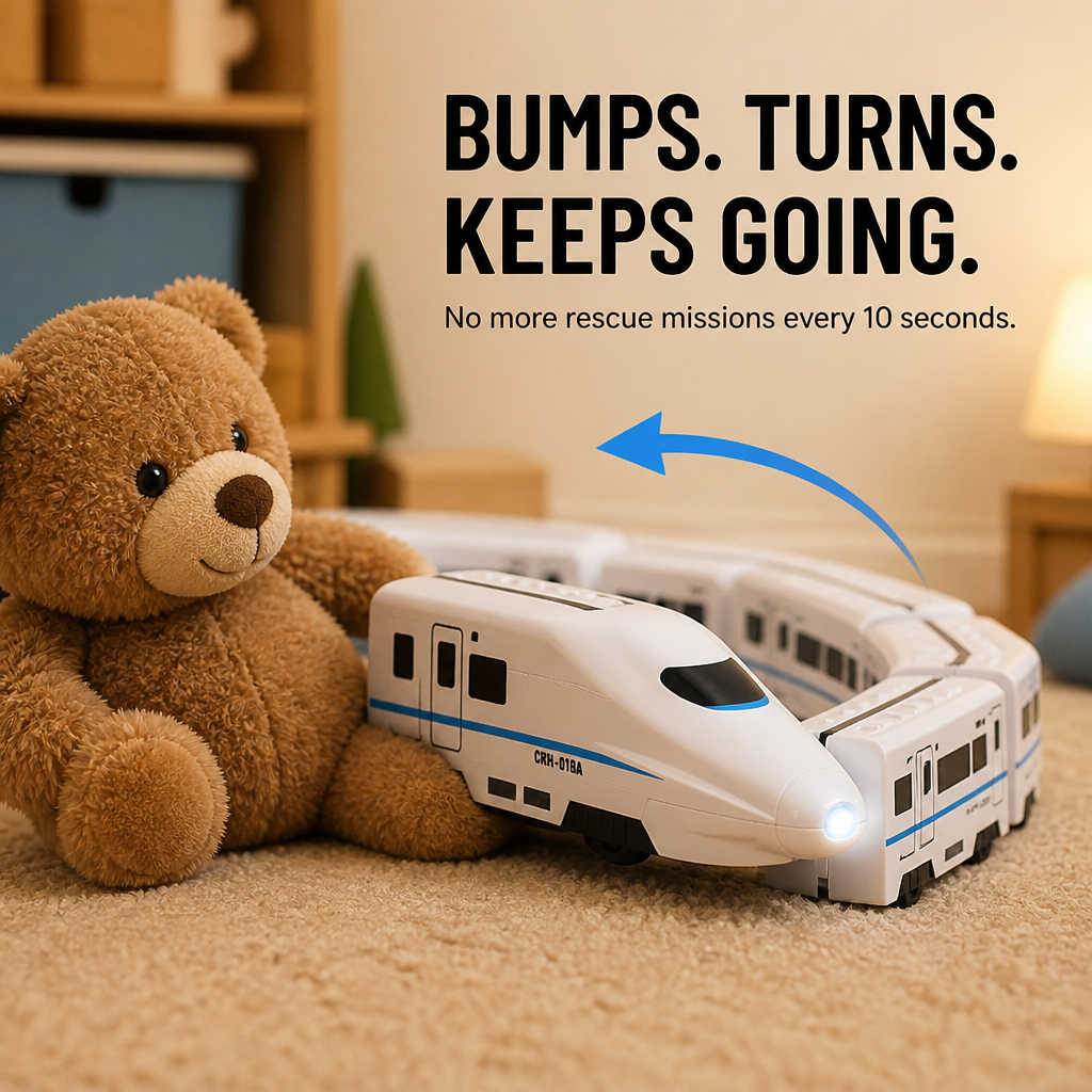 TrackMaster™ — Skip the Tracks and Send a Bending Bullet Train Anywhere