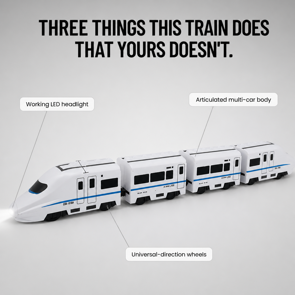 TrackMaster™ — Skip the Tracks and Send a Bending Bullet Train Anywhere