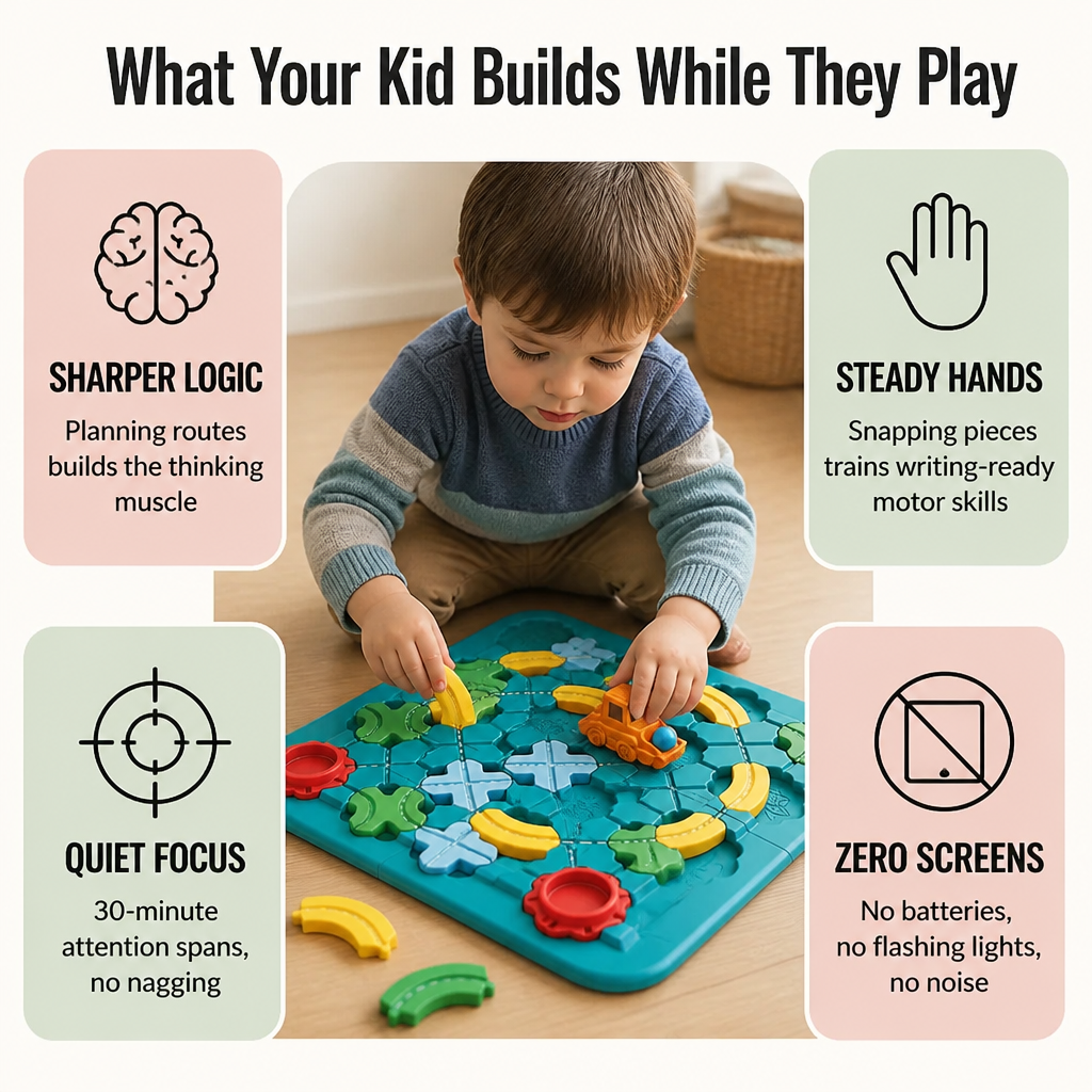 BrainTrail™ Maze — Build The Track, Drive The Car, Train Tiny Brains