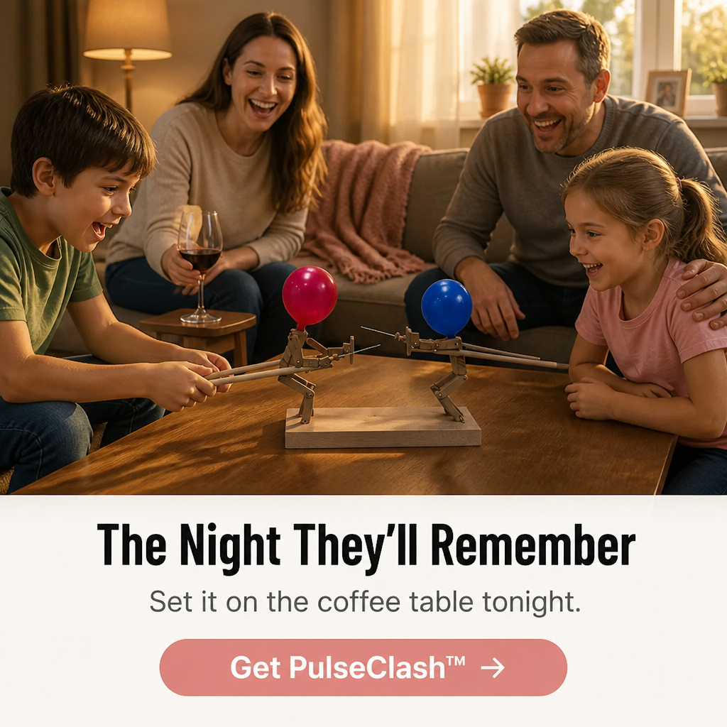 PulseClash™ — Spark Screen-Free Wooden Duels That Crack Kids Up in Minutes