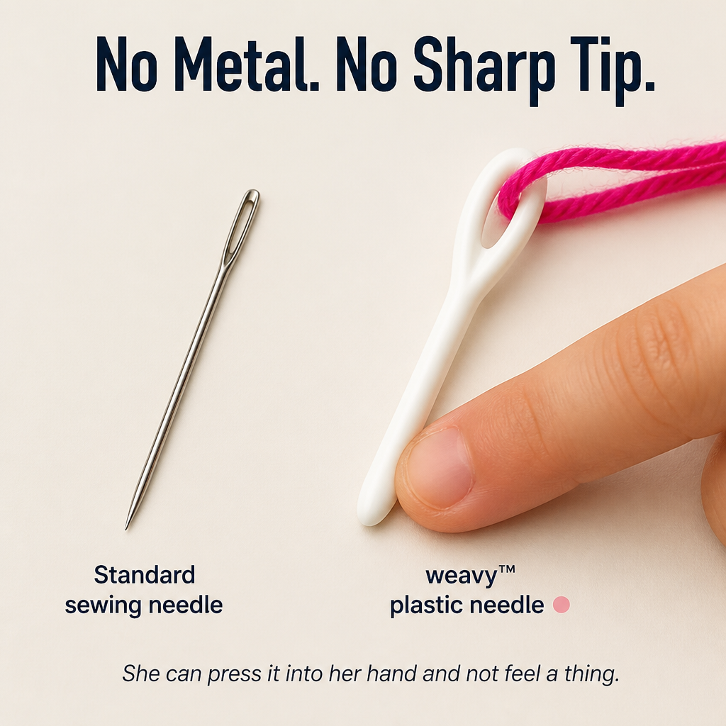 Weavy™ — Trade Screen Time for a Felt Bag Your Kid Sews Themselves