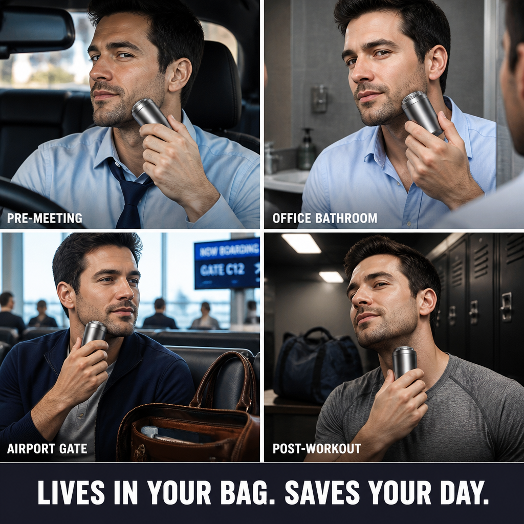 VersaSmooth™ — Erase 5 O'Clock Shadow in 60 Seconds, Mirror Optional