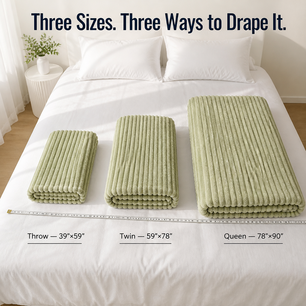 CozyNest™ — Wrap Yourself in Ribbed Flannel Warmth That Feels Like a Hug