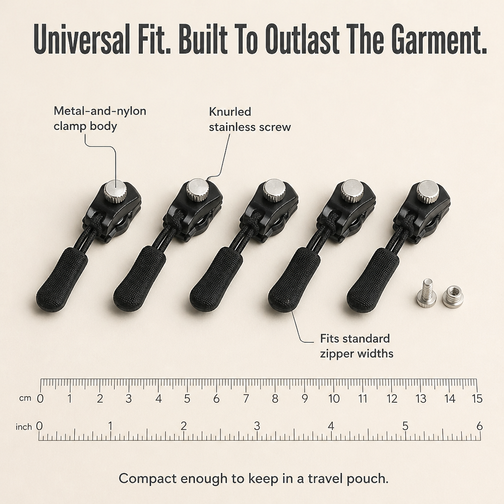 ZipRite™ — Snap Any Broken Zipper Back to Life in 10 Seconds