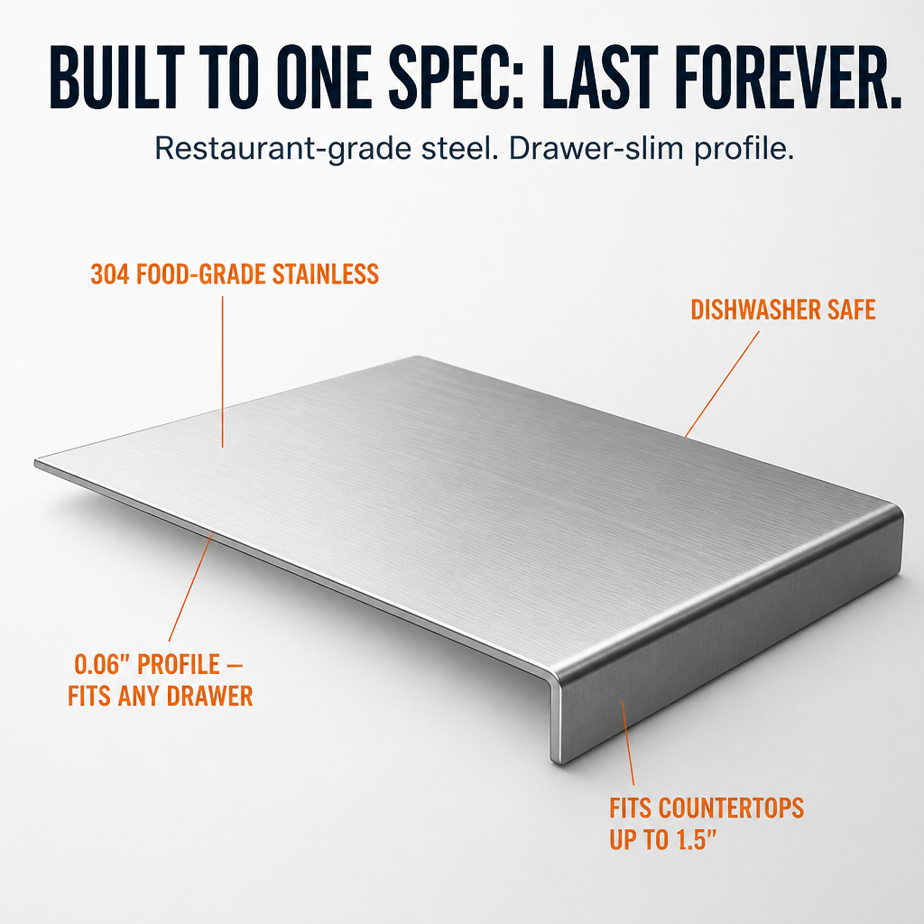 PureSteel™ — Hooks Onto Your Counter And Wipes Bacteria Away In Seconds