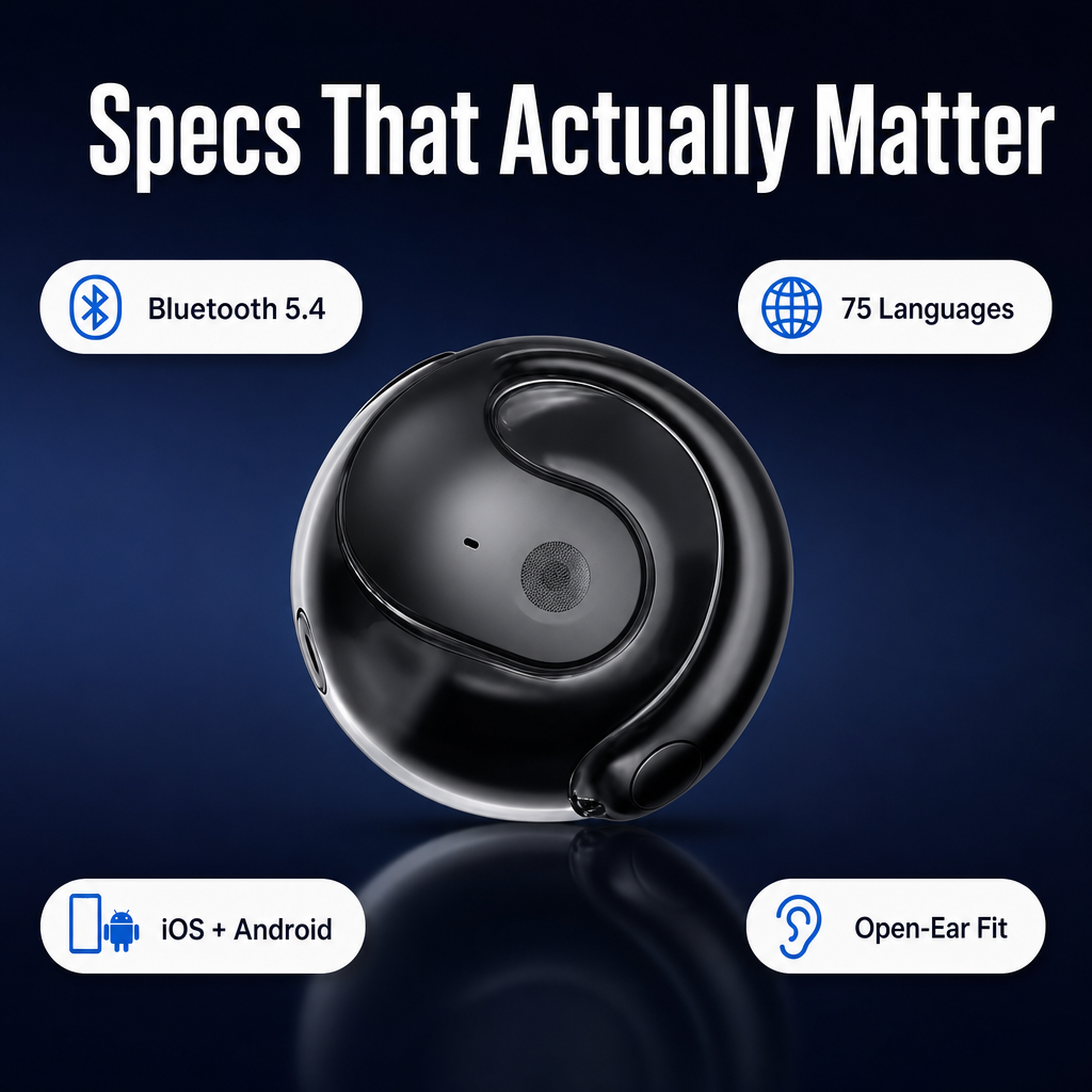 VocaLink™ — Talk in 75 Languages Without Ever Touching Your Phone