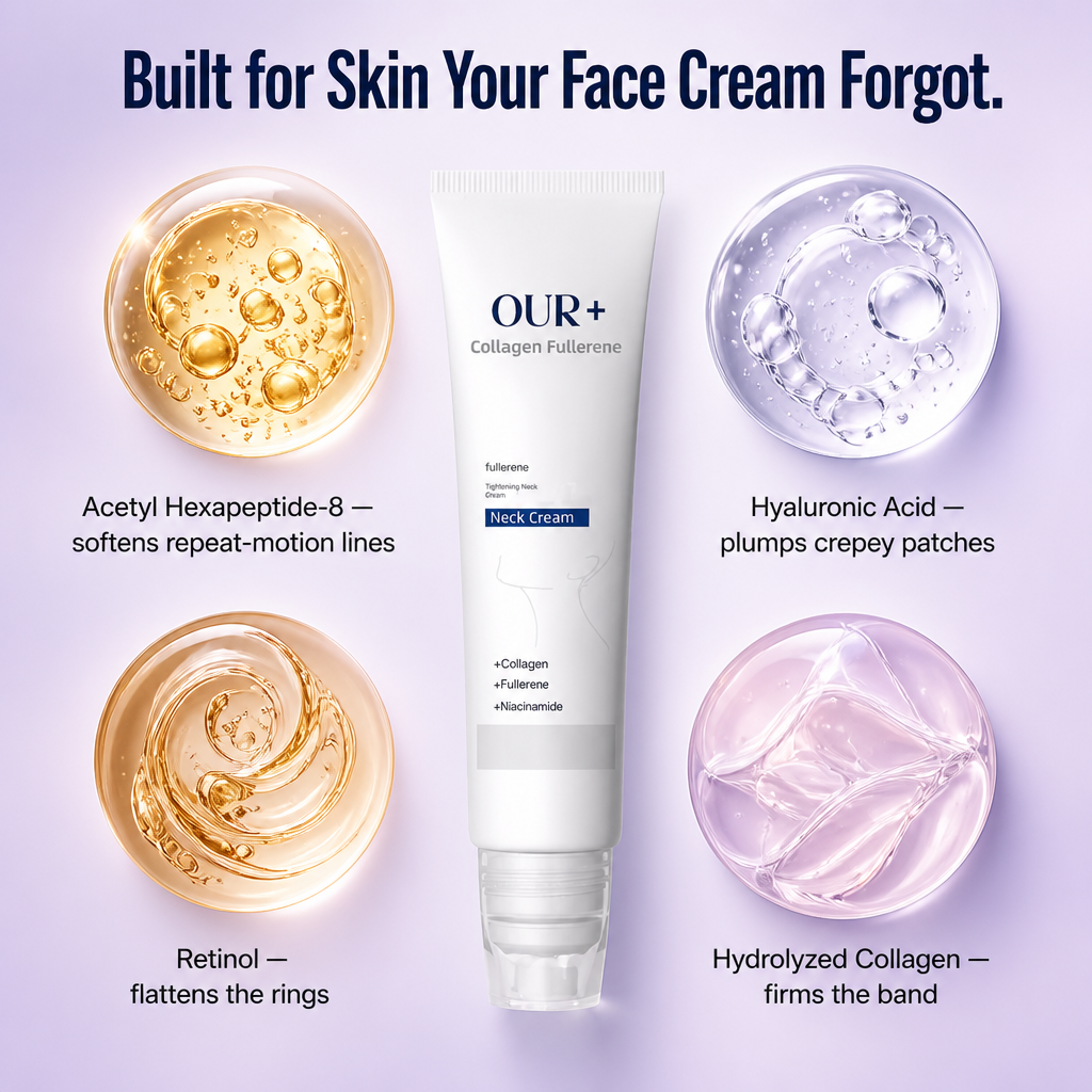 NeckLift Radiance™ — Roll Away Tech Neck With Chilled 5-Ball Peptide Cream