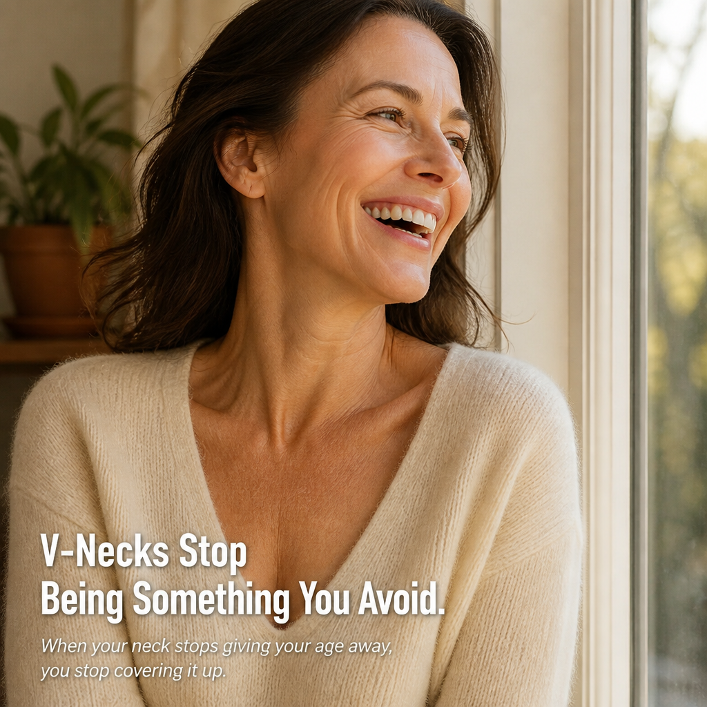 NeckLift Radiance™ — Roll Away Tech Neck With Chilled 5-Ball Peptide Cream
