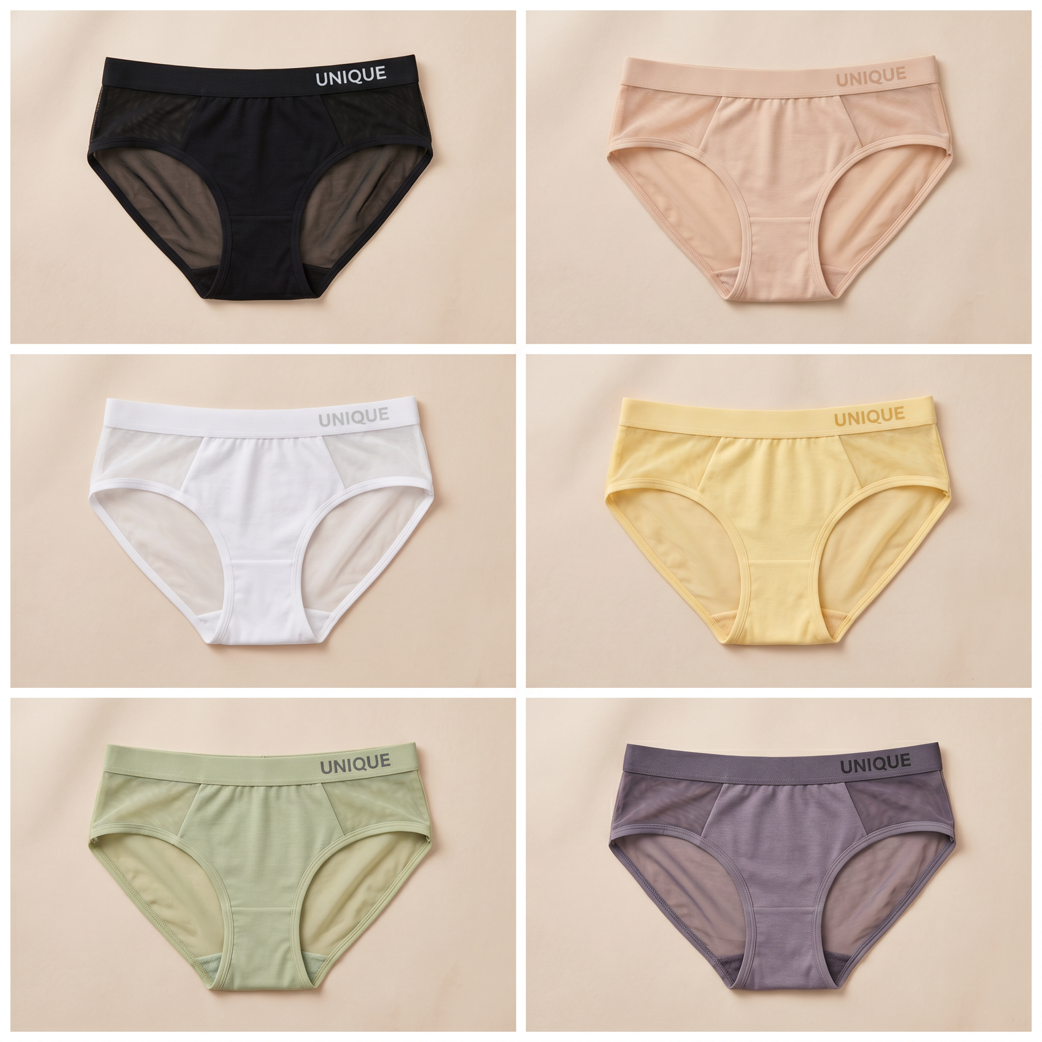 Nuela™ – High-Waist Sheer Mesh Tummy-Control Briefs with Butt Lift